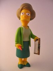 Doll of 'The Simpsons' character Edna Krabappel