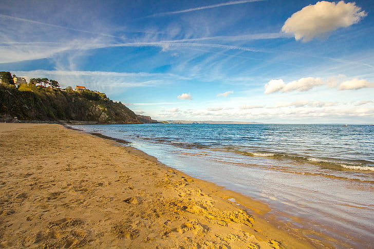 Tenby beach in Wales