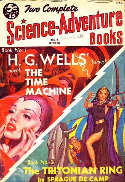The Time Machine was reprinted in Two Complete Science-Adventure Books in 1951