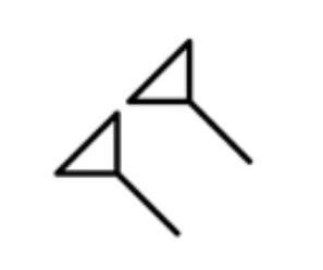 Babylonian symbol for zero 