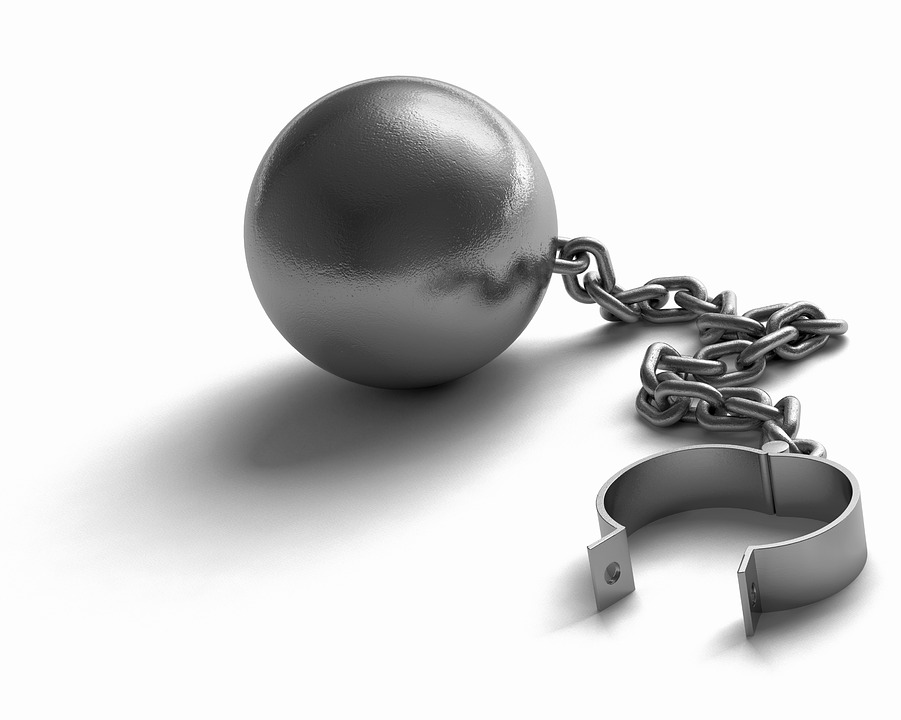 A ball and chain 