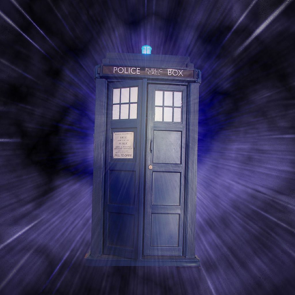 The famous Tardis time travel machine used in Dr Who. Image credit: aussiegal 