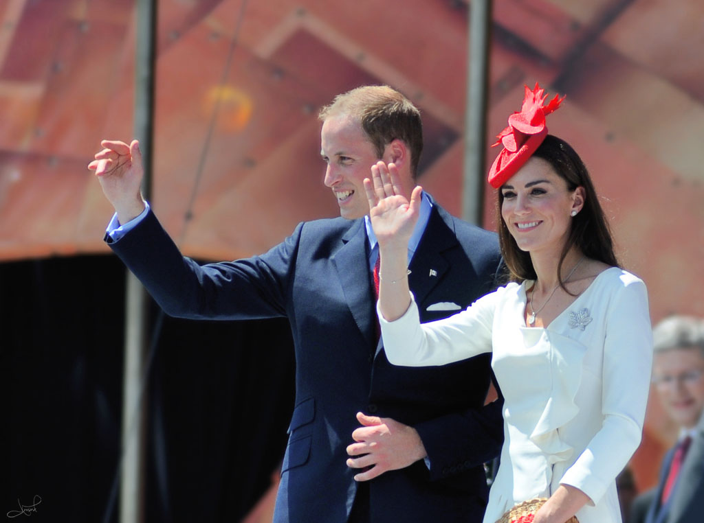 Kate Middleton and Prince William on Canada Day 2011